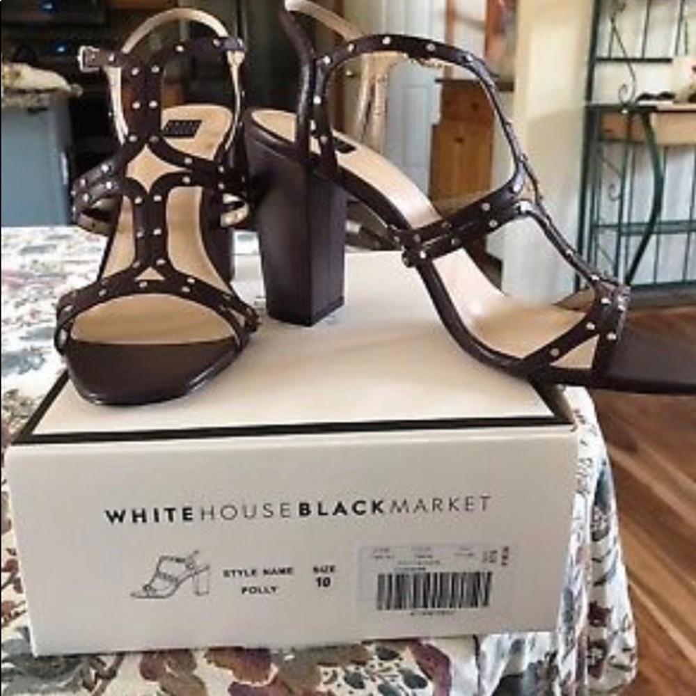 White House Black Market studded heels